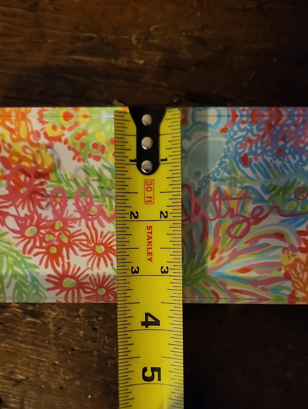 Vtg Lilly Pulitzer Colorful Acrylic Store Display Plaque